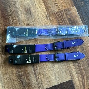 Nike purple baseball softball belt new x3 adjustable 28”-43”